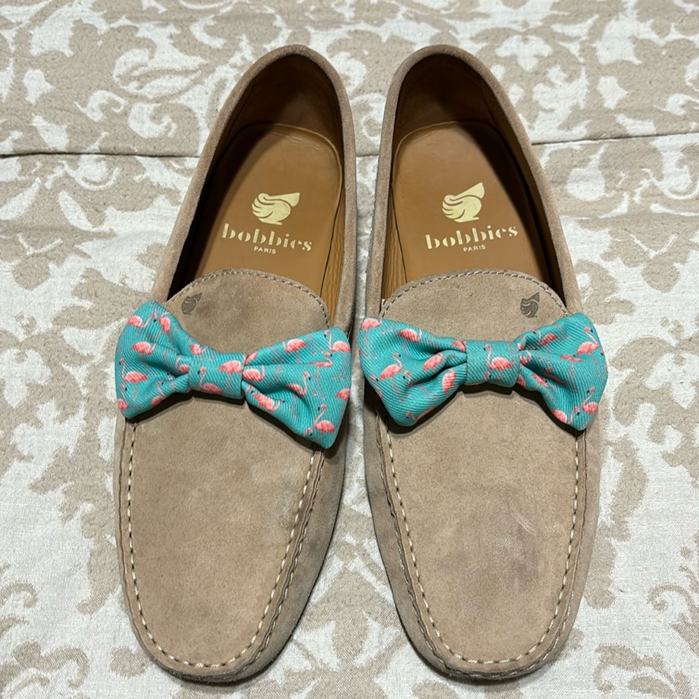 Bobbies Suede slip on Loafers